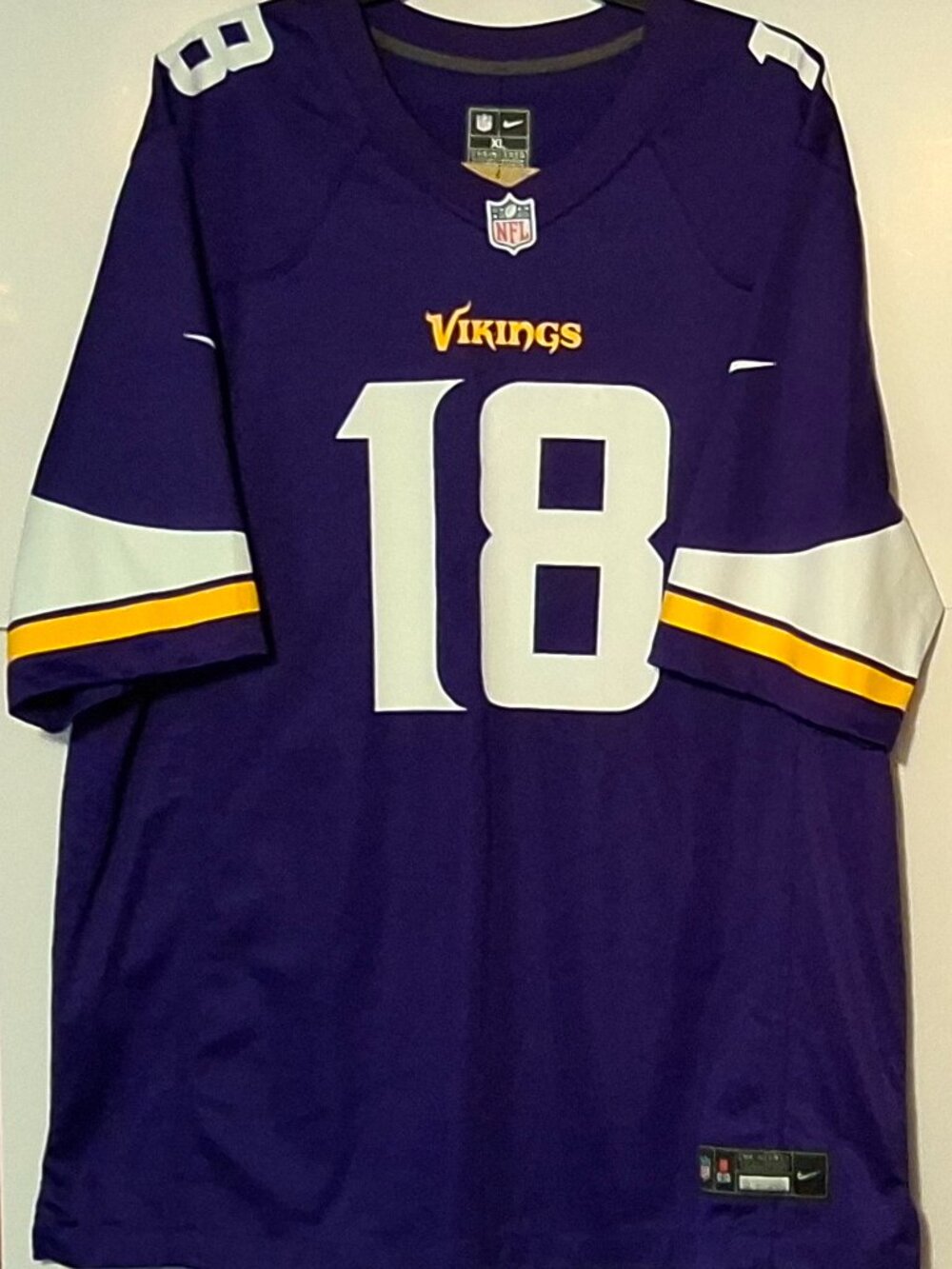 Justin Jefferson Minnesota Vikings NFL Nike On-Field Purple Home Jersey